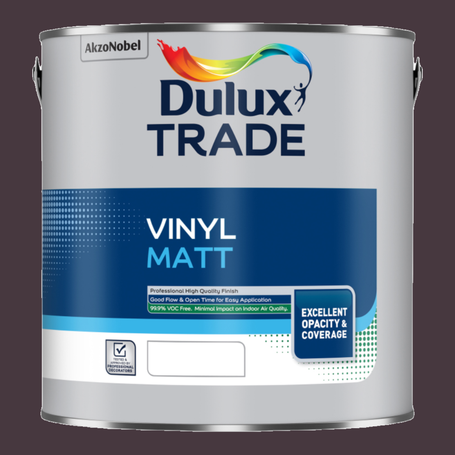 Dulux Trade Decadent Damson Walls and Ceilings Vinyl Matt Paint 2.5L