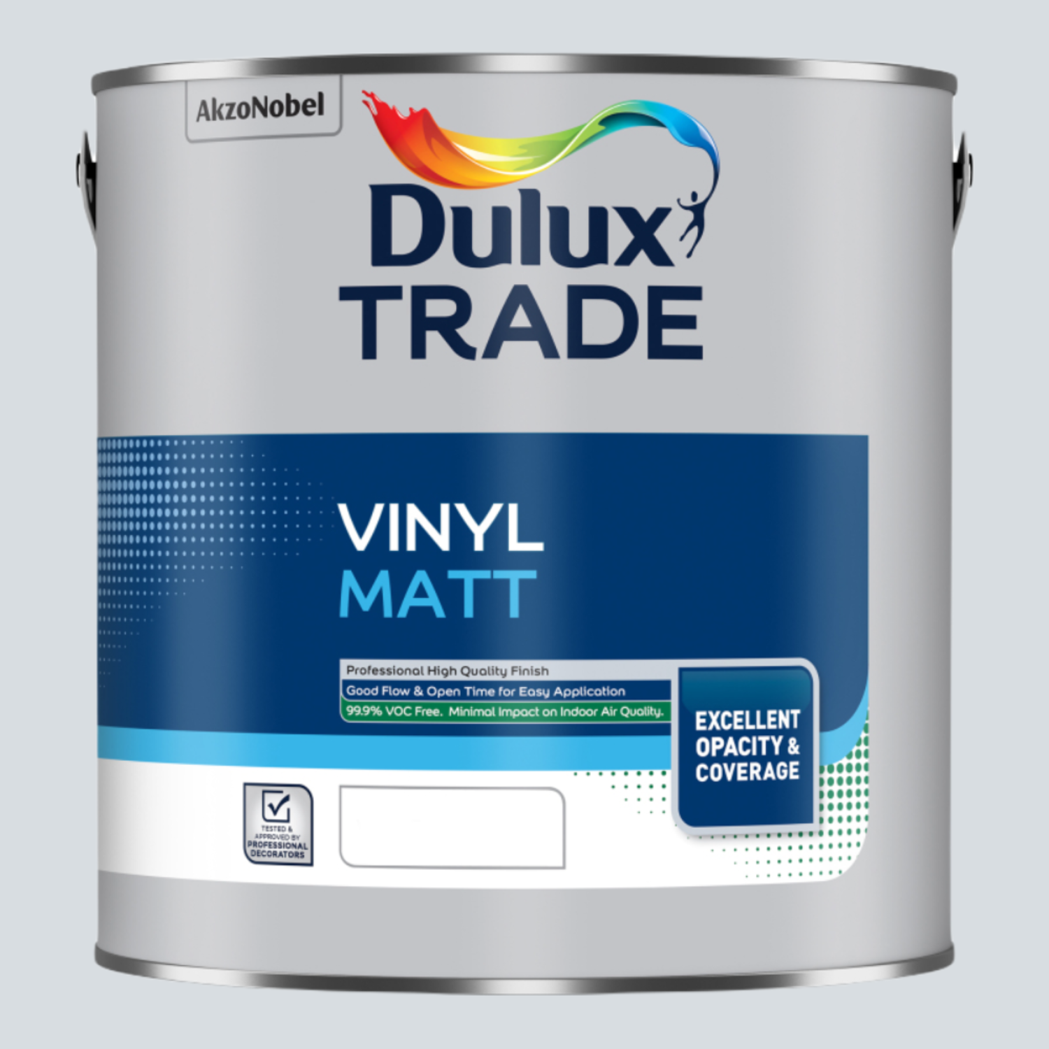 Dulux Trade Frosted Steel Walls and Ceilings Vinyl Matt Paint 2.5L