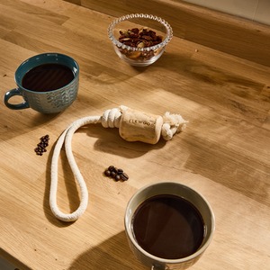 Elkwood Coffee Wood Rope Toy