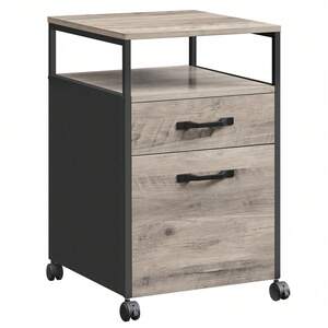 VASAGLE Mobile Filing Cabinet with 2 Drawers