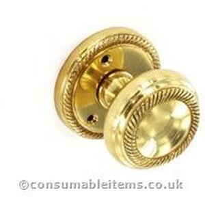 Georgian Mortice Door Knobs Polished