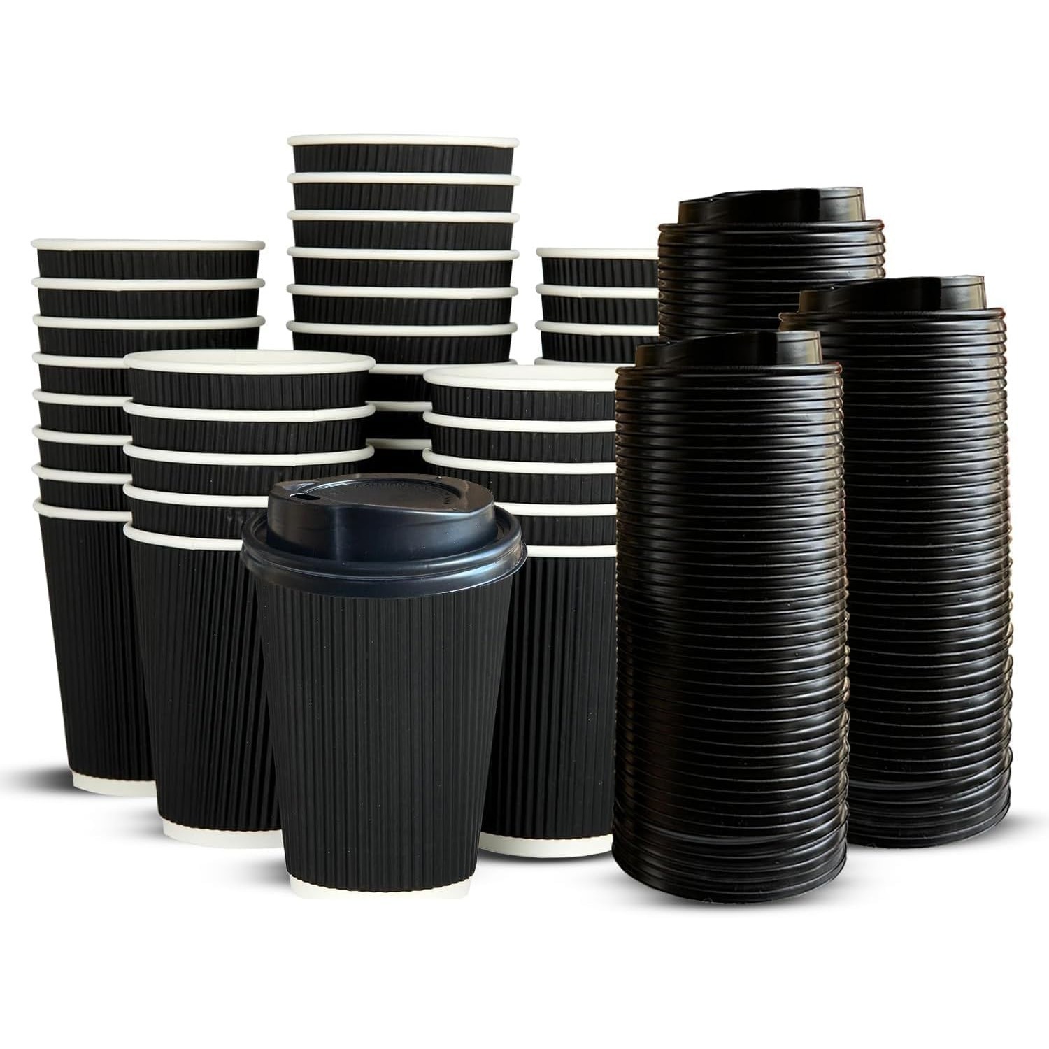 Image of 8oz Disposable Kraft Paper Coffee Cups&hellip;
