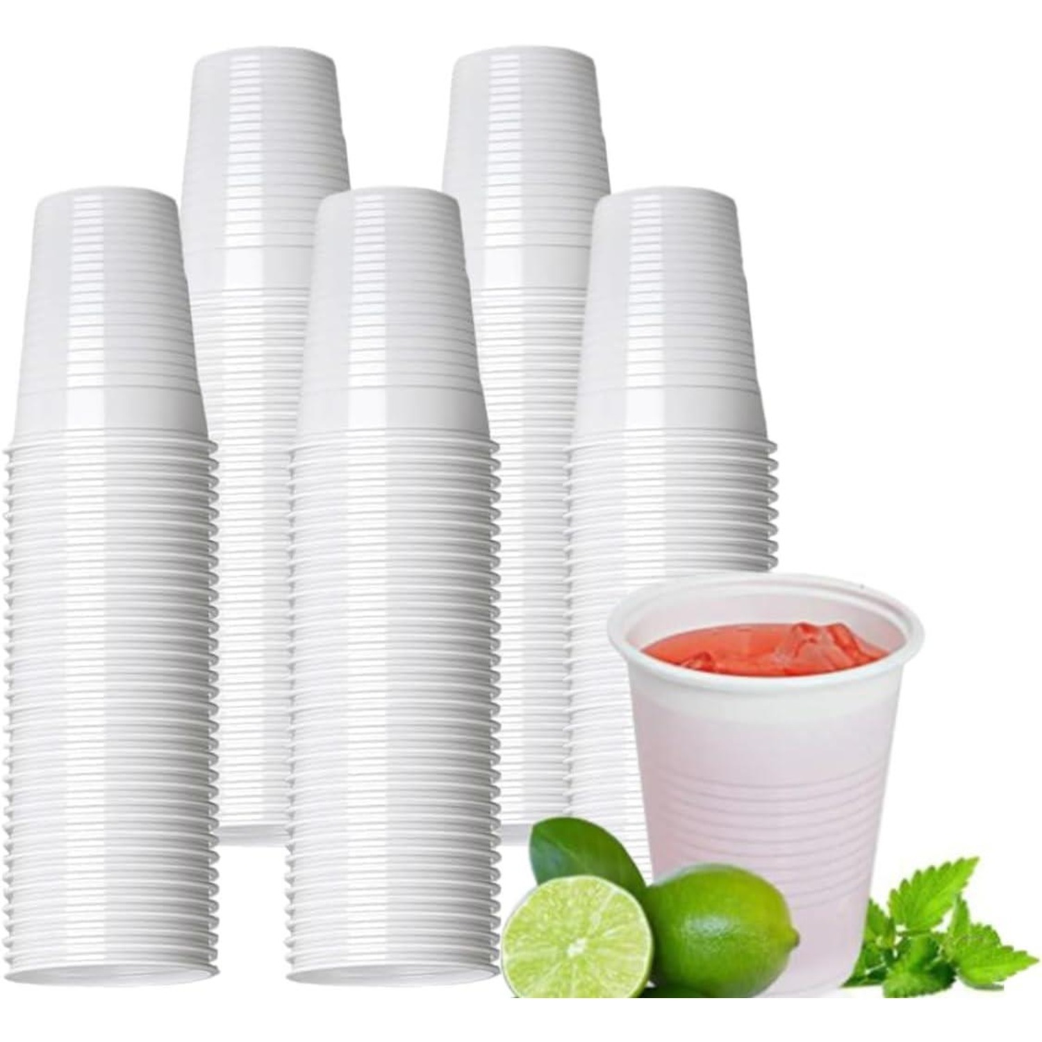 Image of 7oz White Plastic Cups Disposable Vending&hellip;