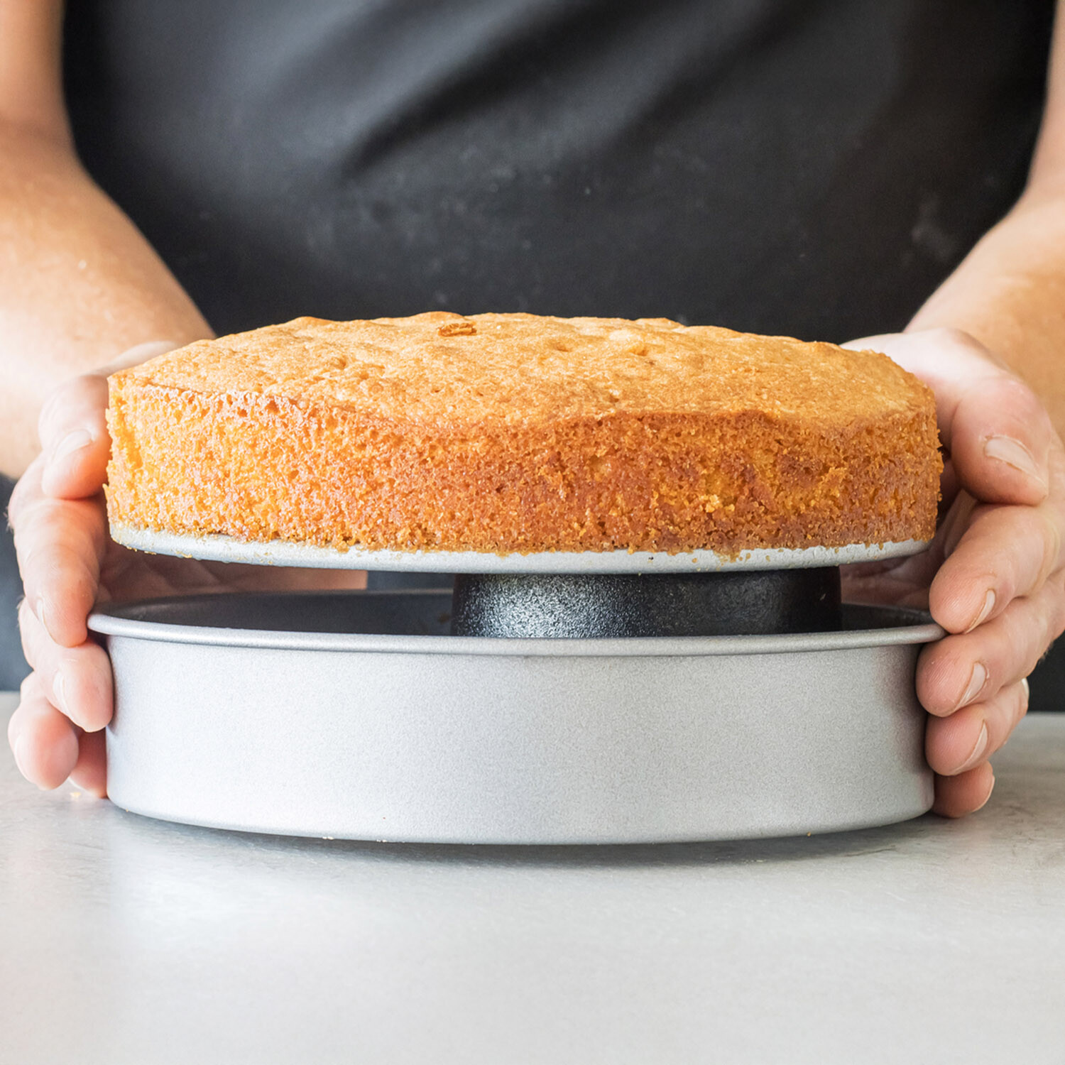 Image of KitchenCraft Non-Stick 20cm Loose Base Sandwich&hellip;