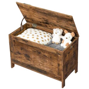 Wooden Storage Chest Trunk with Lid
