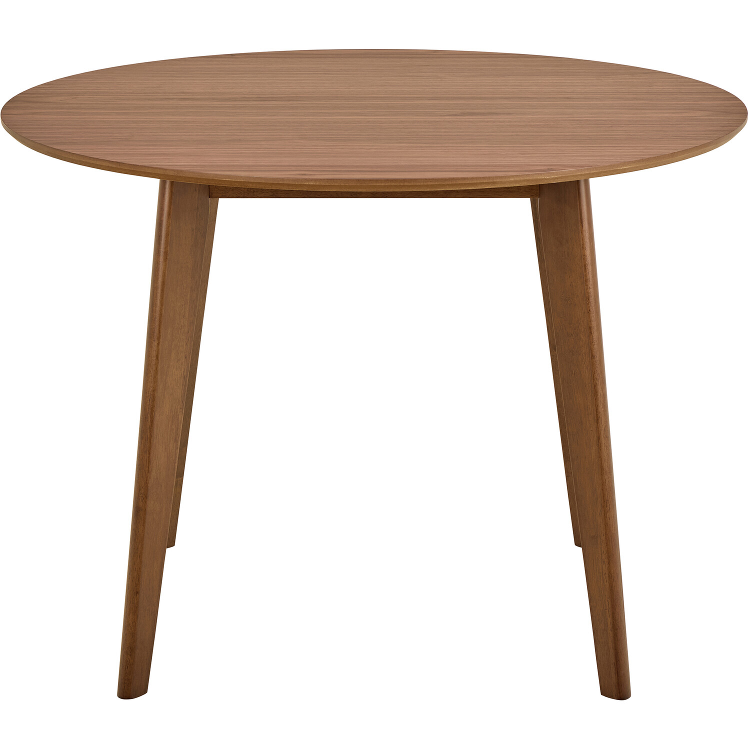 Roxby Round Wooden Dining Table - Walnut 120cm