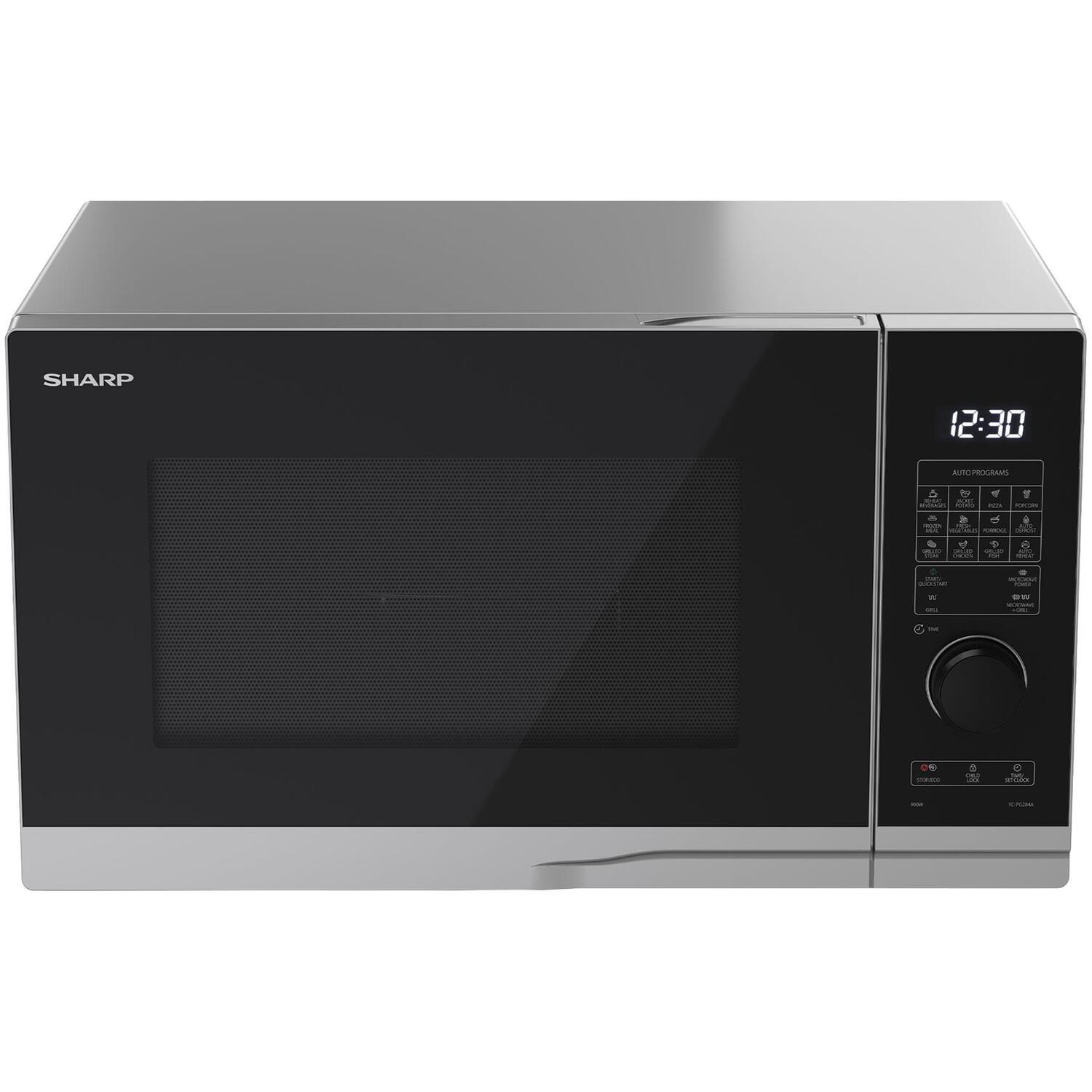 Sharp Grill Machine Sharp 28L 900w Grill Microwave Silver
