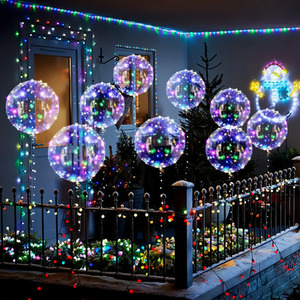 20PCS LED Glowing Bubble Balloons