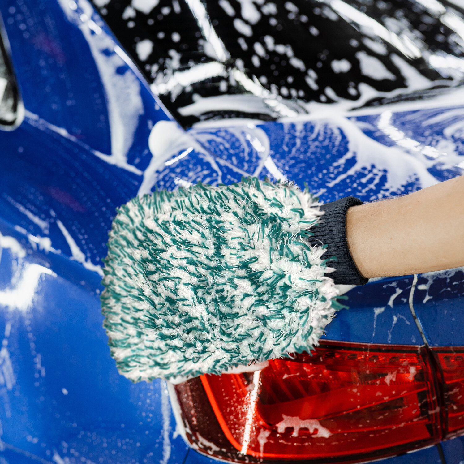 Carkit Premium Wash Mitt Green - Image 2