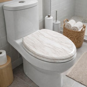 Marble Veneer Toilet Seat