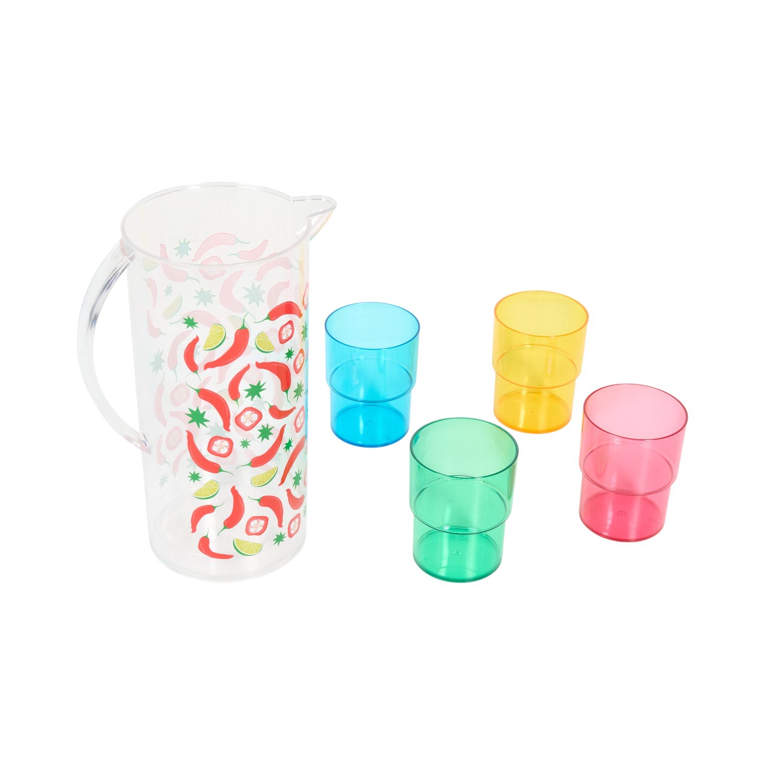 Zest and Zing Jug and Tumblers Set