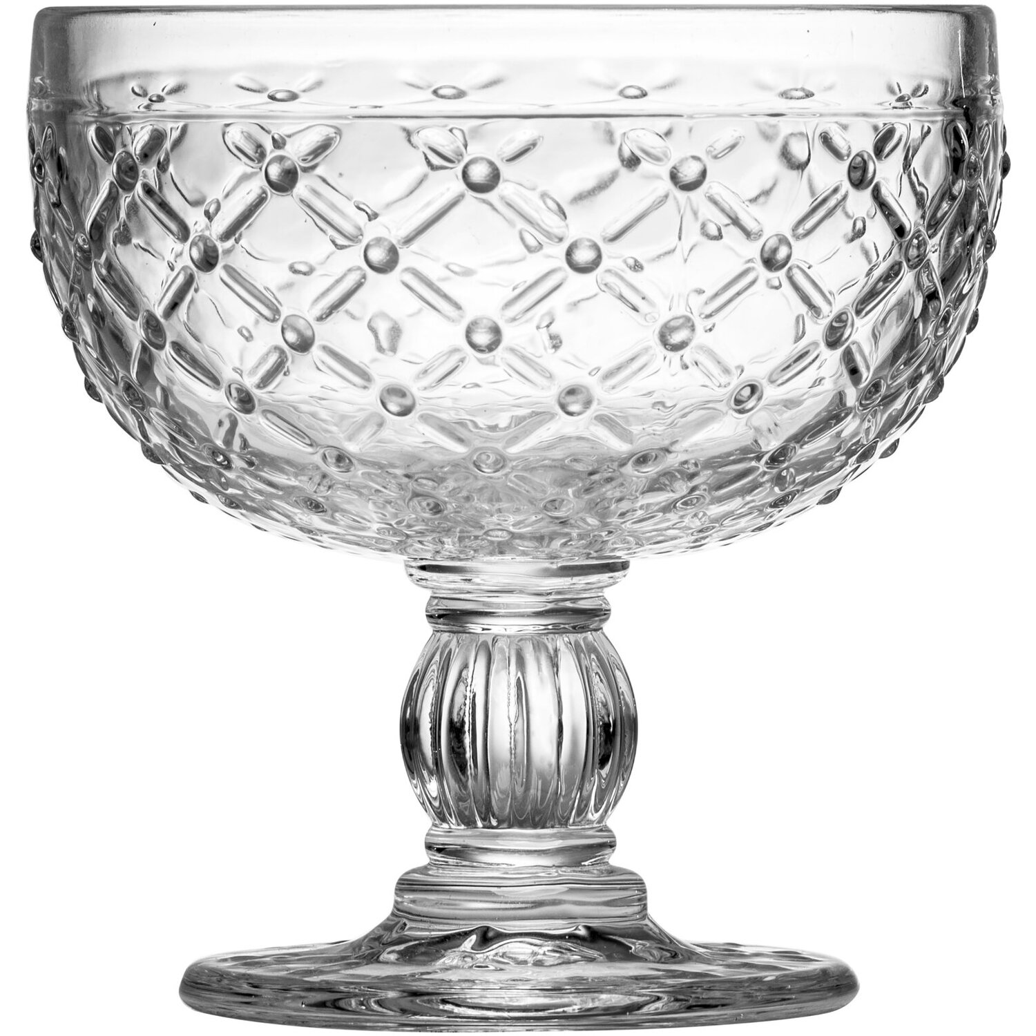 Knit 265ml Sundae Glass Dish - Clear