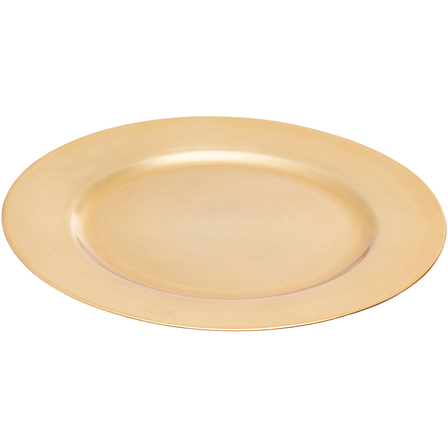 Dia Flat Gold  Charger Plate - Gold