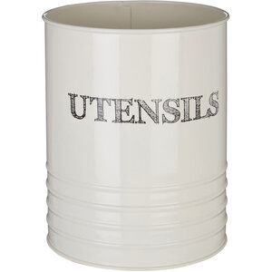 Sketch Cream Utensil Holder
