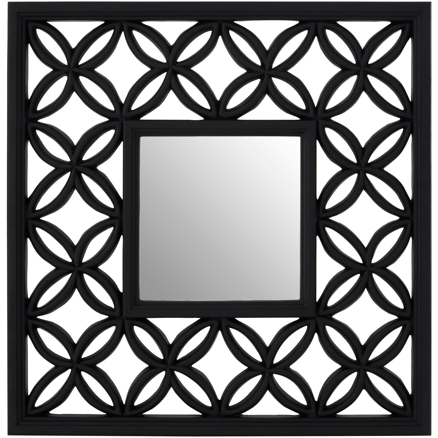 Image of Reva Diamond Frame Wall Mirror -&hellip;