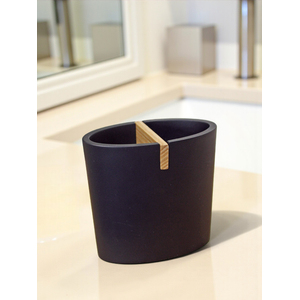 Showerdrape Sonata Bamboo Toothbrush Holder