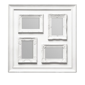 Maren 4 Photo White Plastic Multi Photo Frame