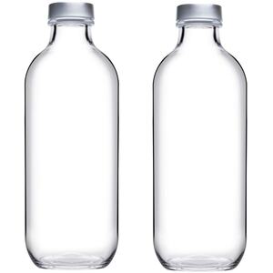500ml Pasabahce Reusable Water Bottle - Clear - Set of 2