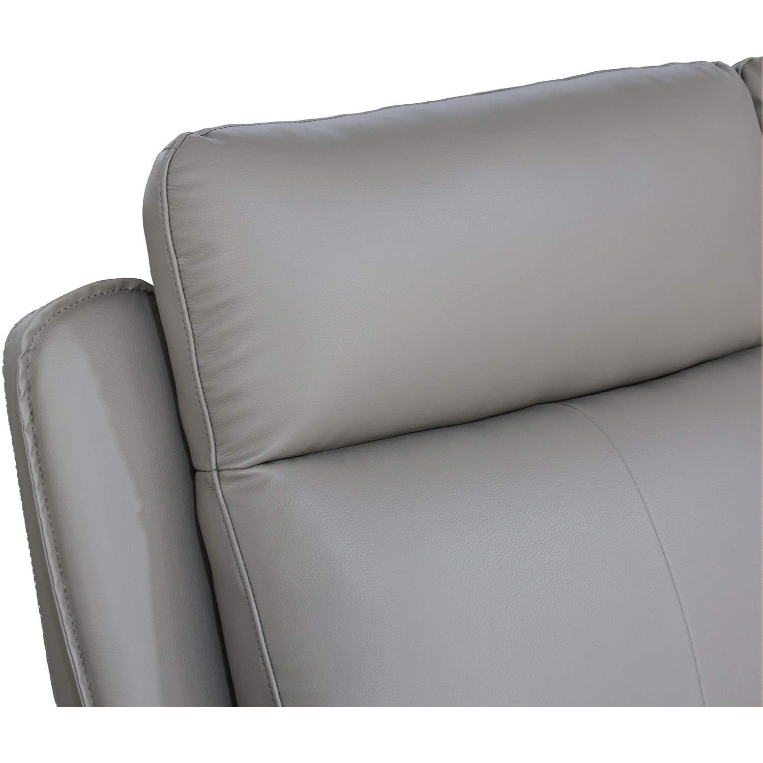 Aspire Rivington Real Leather Power Recliner Two Seater Sofa With Usb Charging - Slate