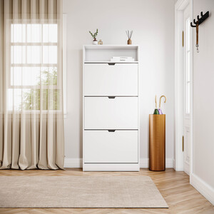 Vida Designs 2 Drawer Shoe Cabinet With Shelf