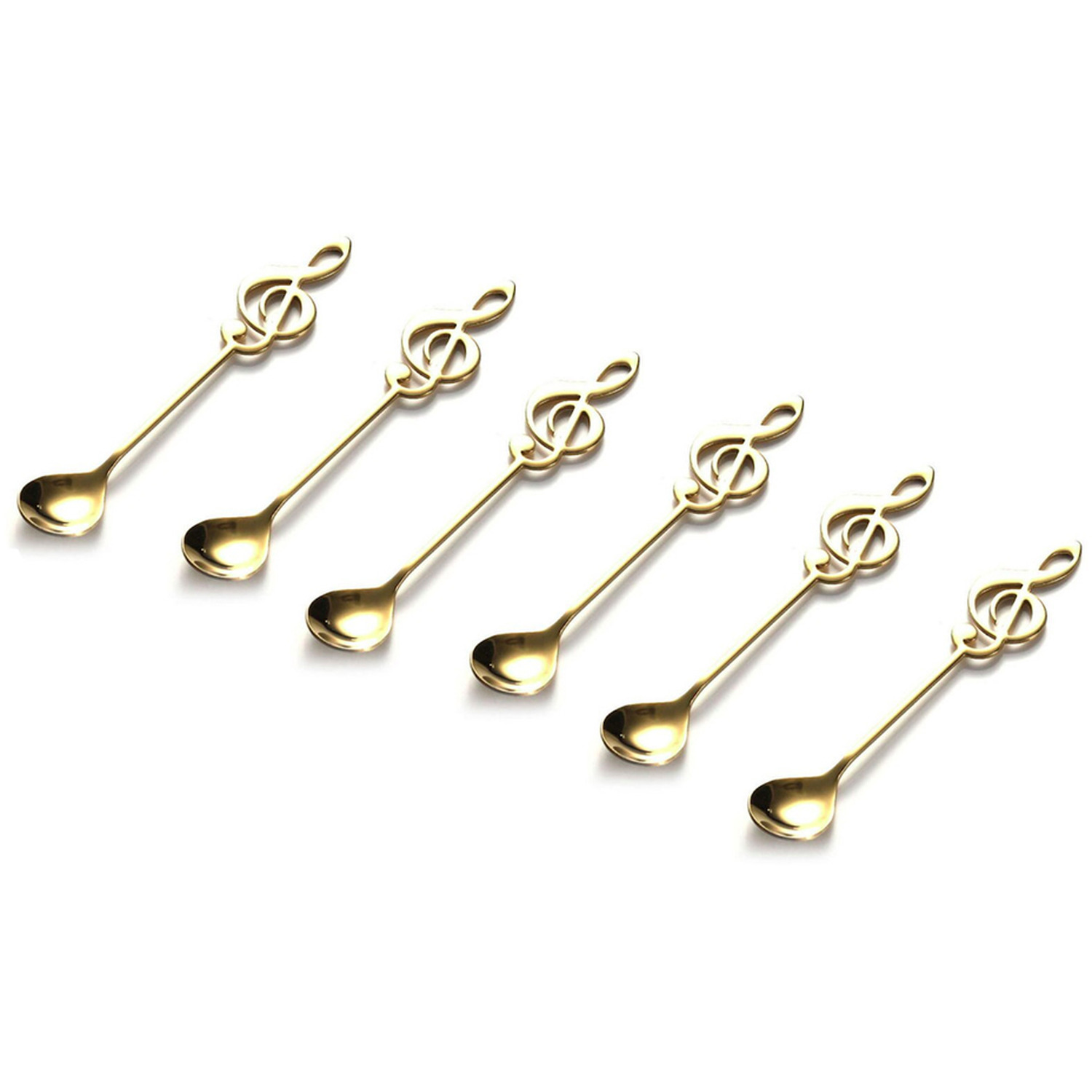 Image of Stainless Steel Treble Clef Spoons -&hellip;