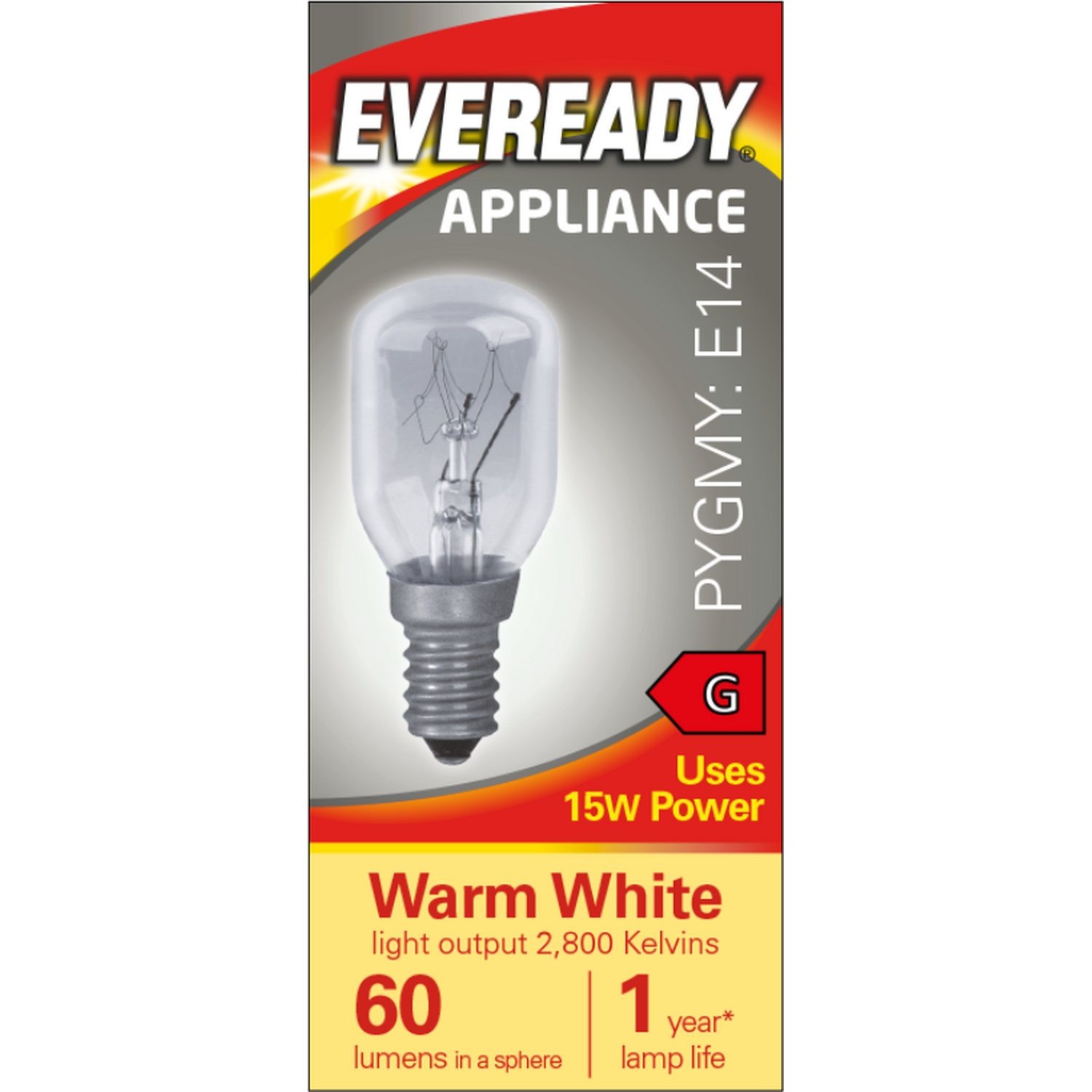 Image of Eveready Pygmy E14 60lm 15W 2800K&hellip;