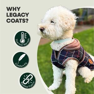 HugglePets Legacy Tartan Dog Coat - X Small
