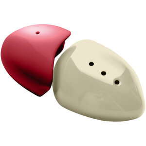 Salta Red And Cream Salt And Pepper Set