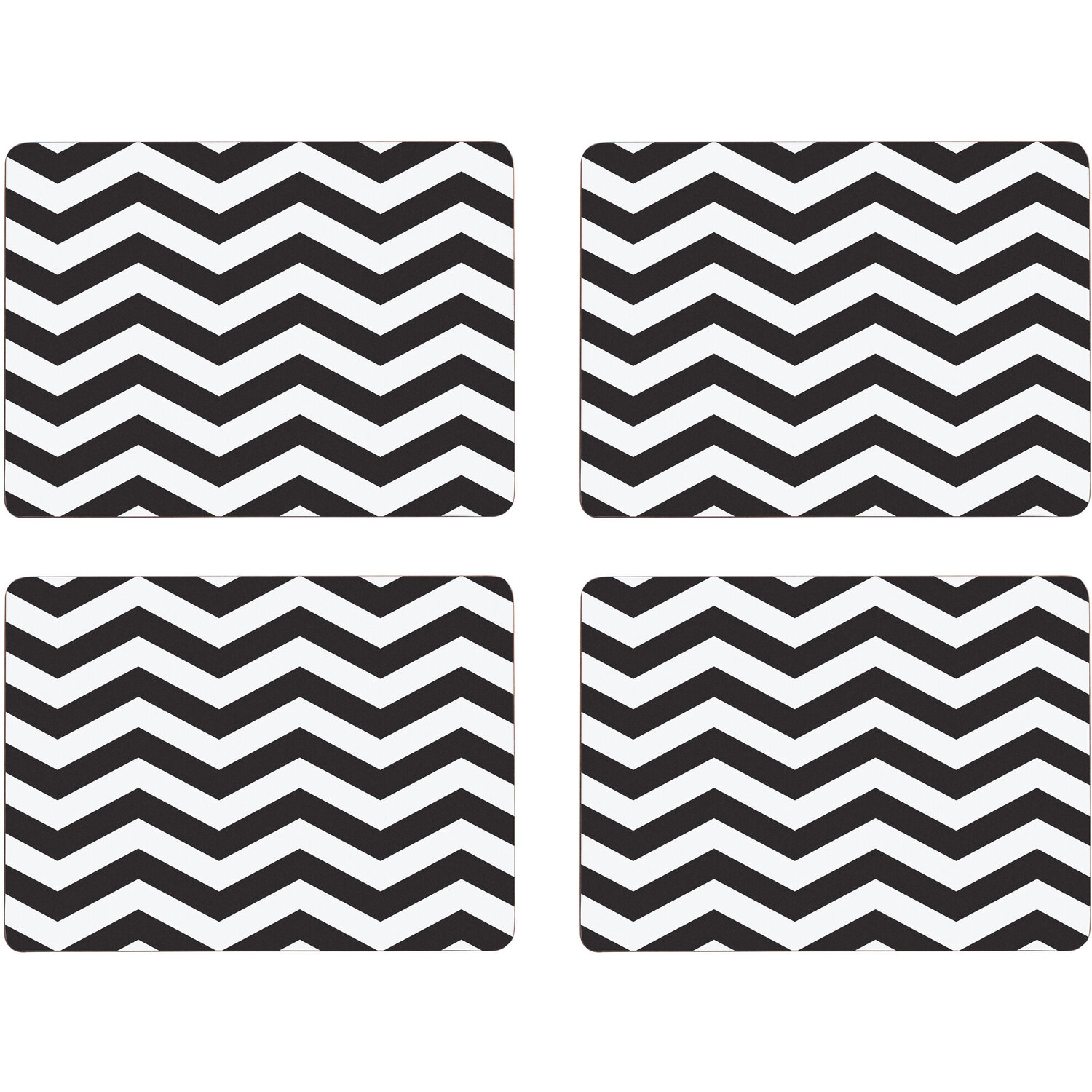 Image of Chevron Set Of Four Placemats -&hellip;