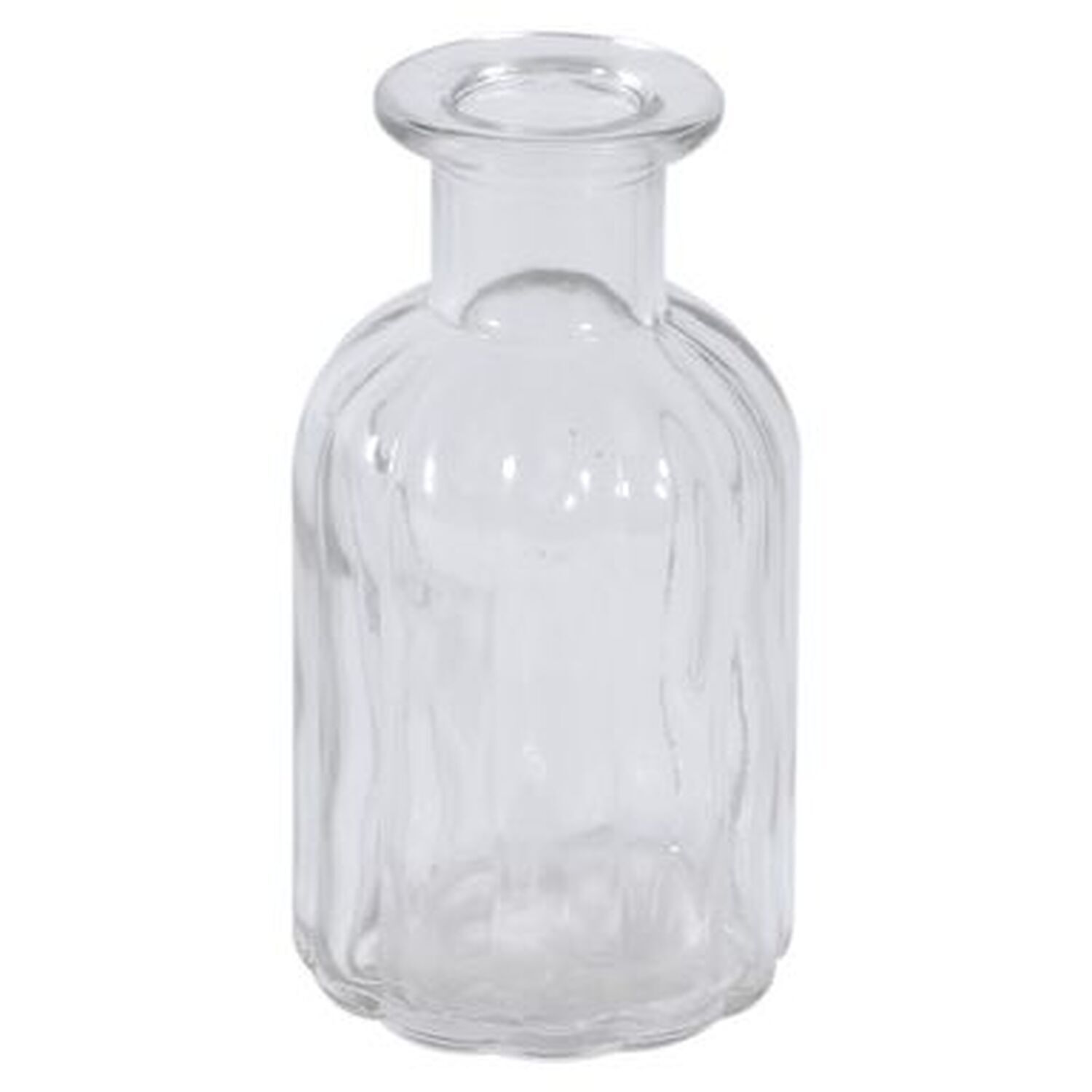 Kingsbury Gifts Glass Flora Vase - Clear / 5.5Cm