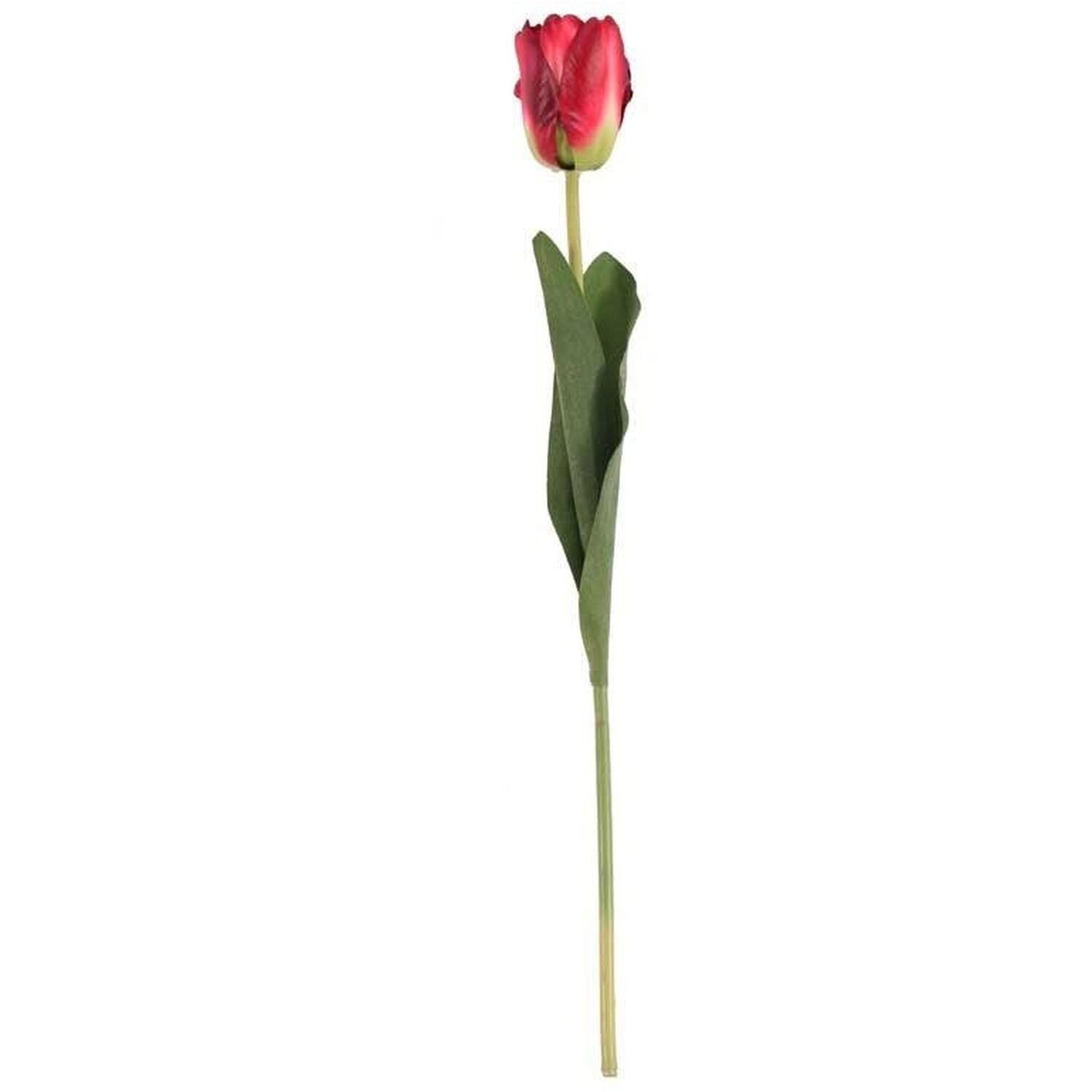 Artificial Single Tulip Stem - Red