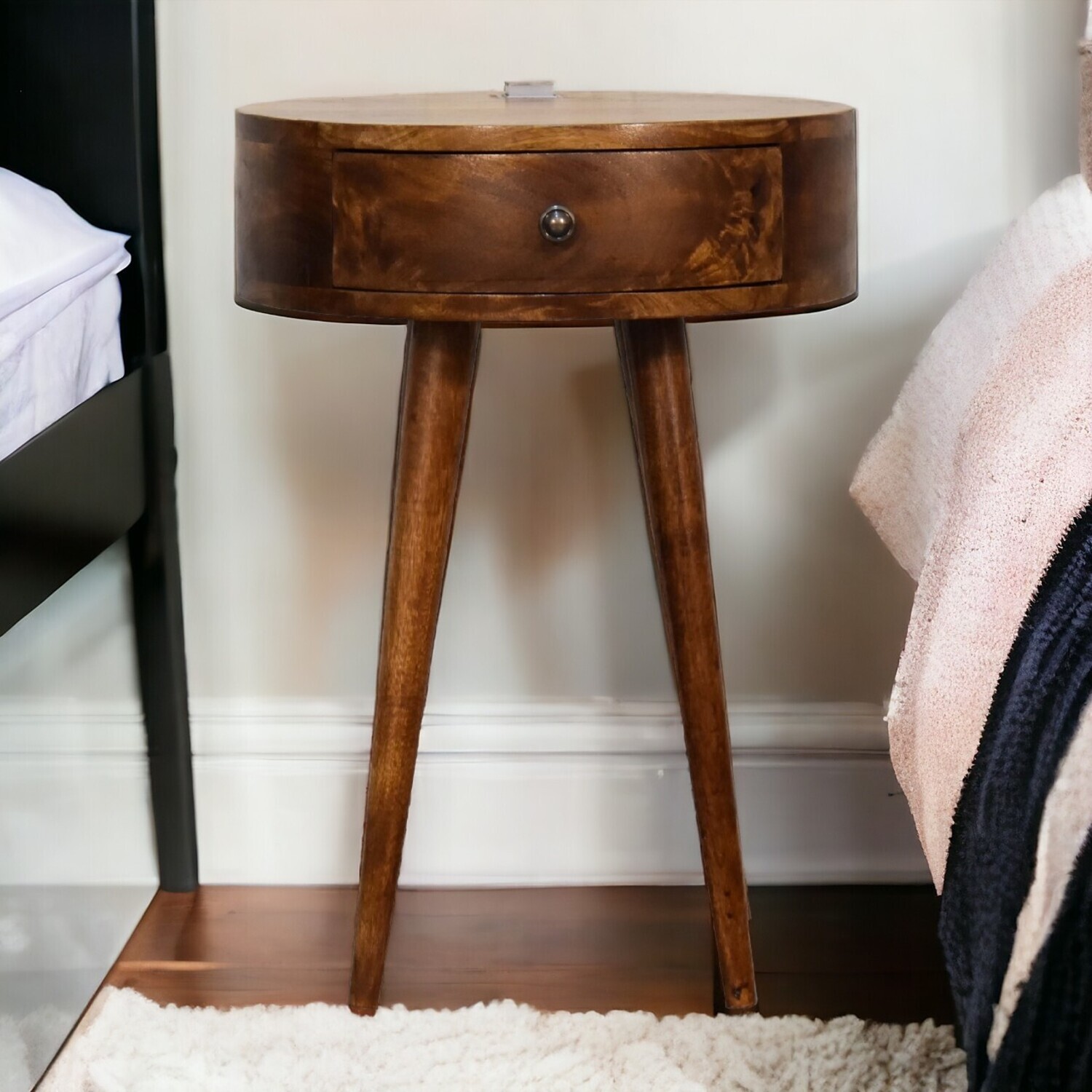 Solid Wood Bedside Table
