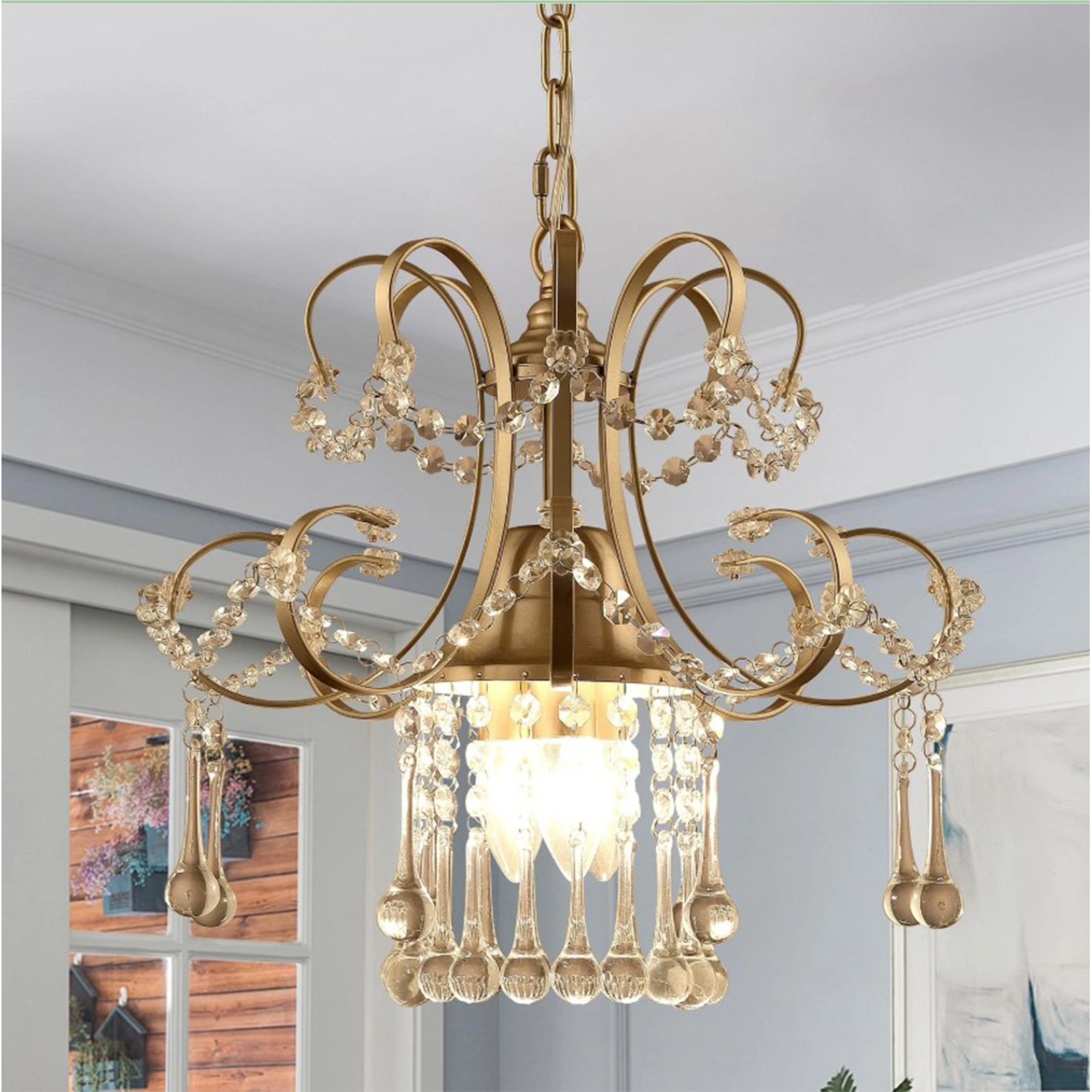 The Bath Plus Tb+ Chandelier Champagne - Gold