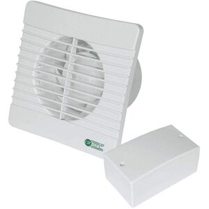 Airvent Low Voltage Axial Extractor Fan Kit 100mm 4 Inch SELV 12V Perfect for Shower Enclosures