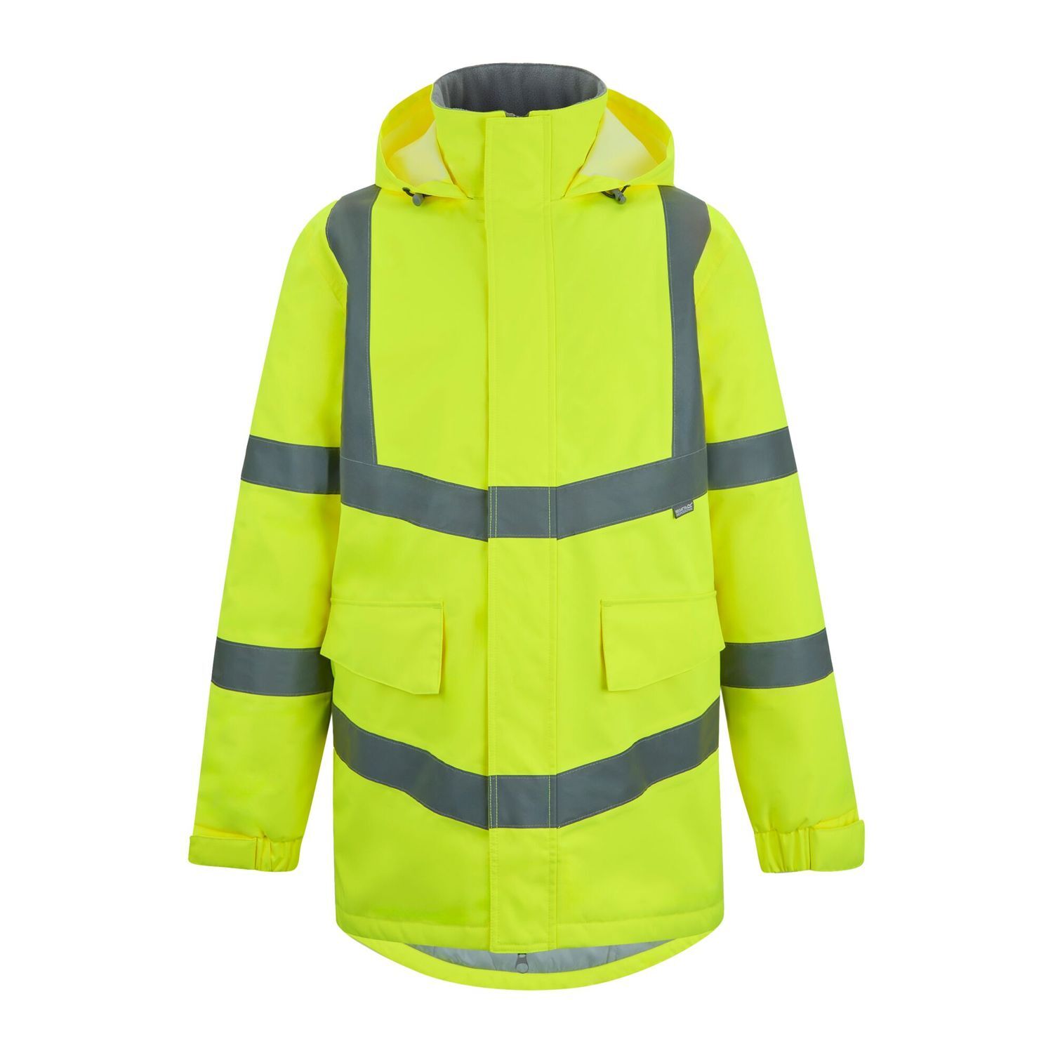 Regatta Mens Pro Contract Dover Hi-Vis Parka - Yellow / Polyester / 3XL