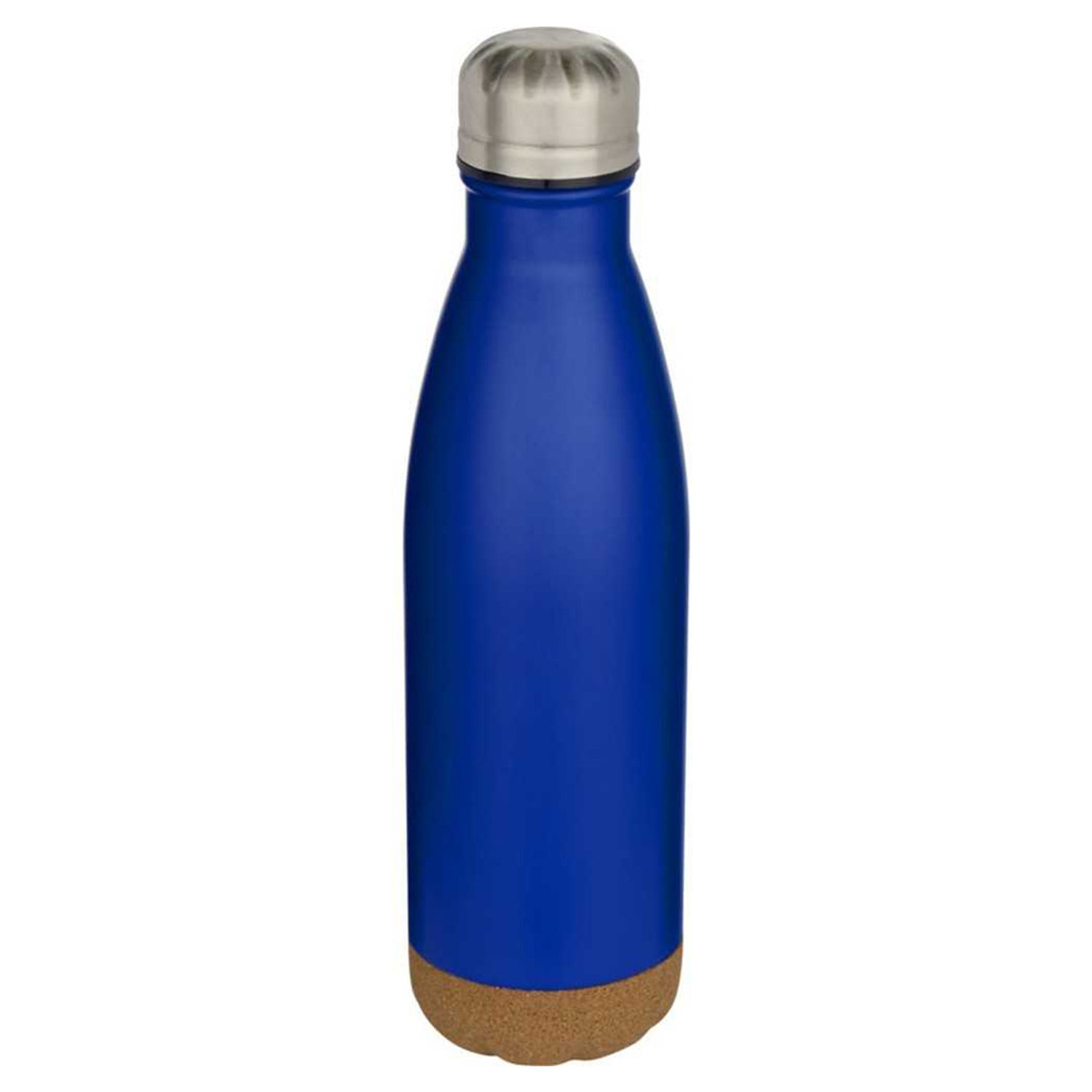 Floso Cove Cork Double Wall 500Ml Insulated Water Bottle - Royal Blue