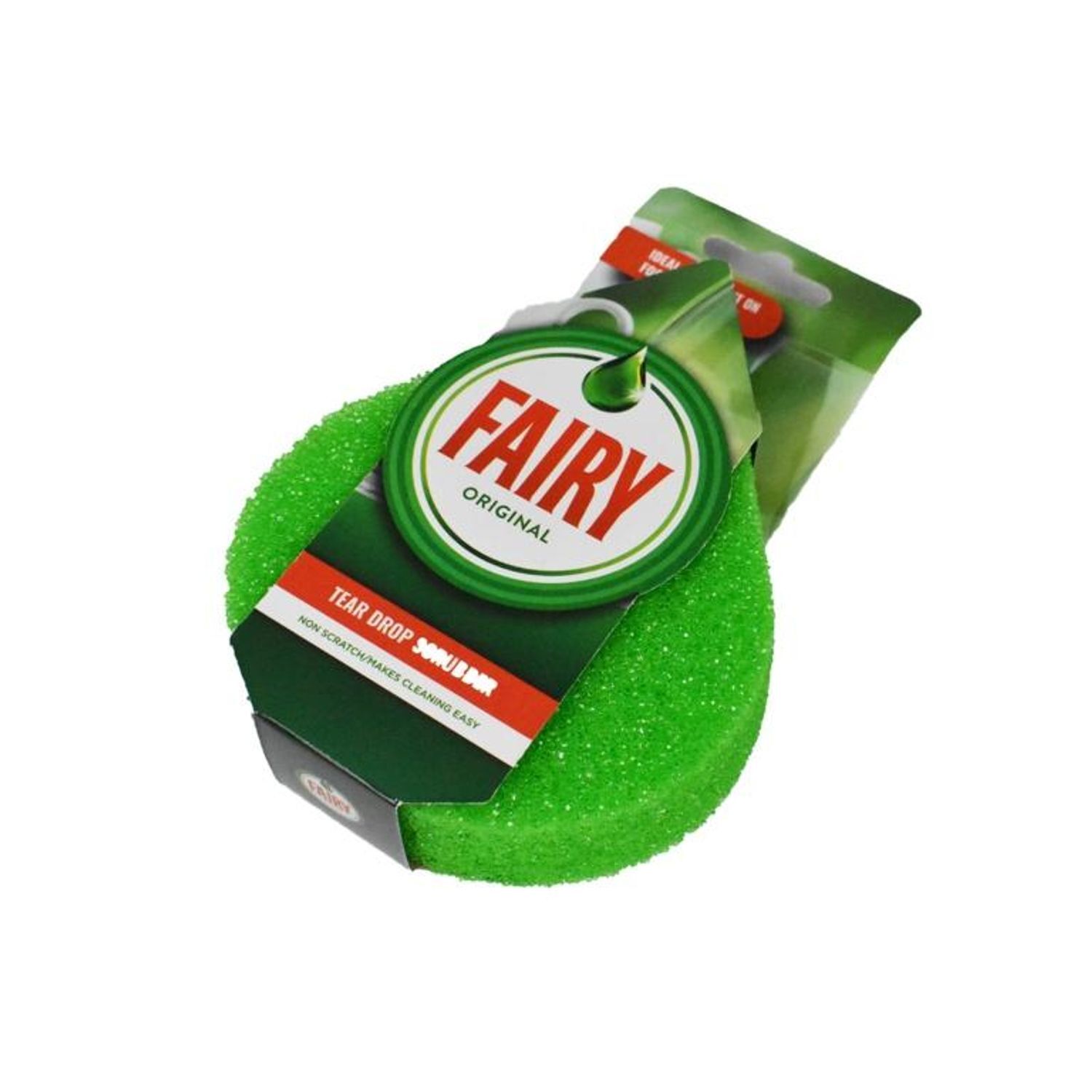 Image of Fairy Teardrop Sponge Scourer - Green