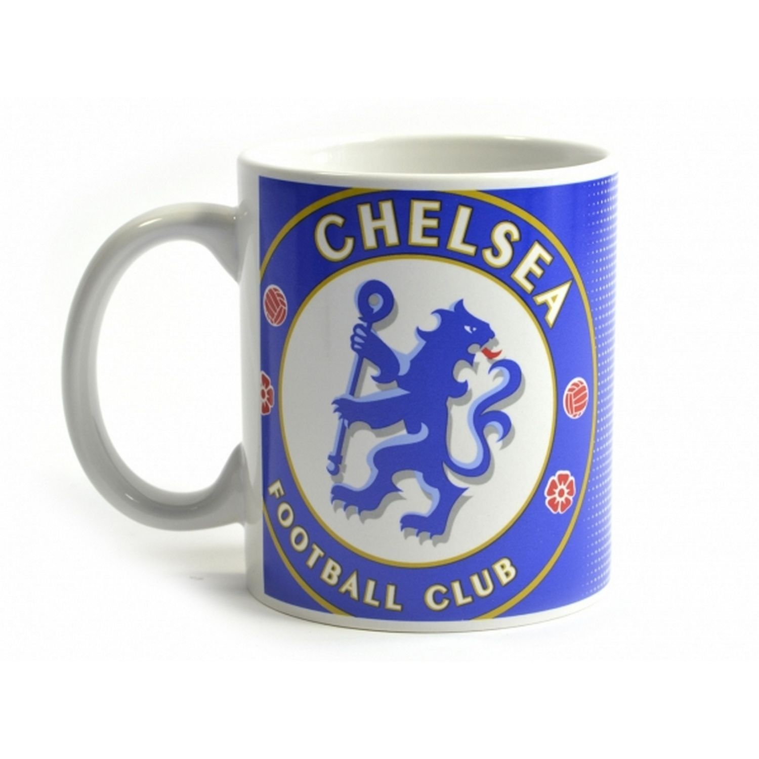 Chelsea Fc Halftone 0.3Kg Boxed Mug - Blue/White