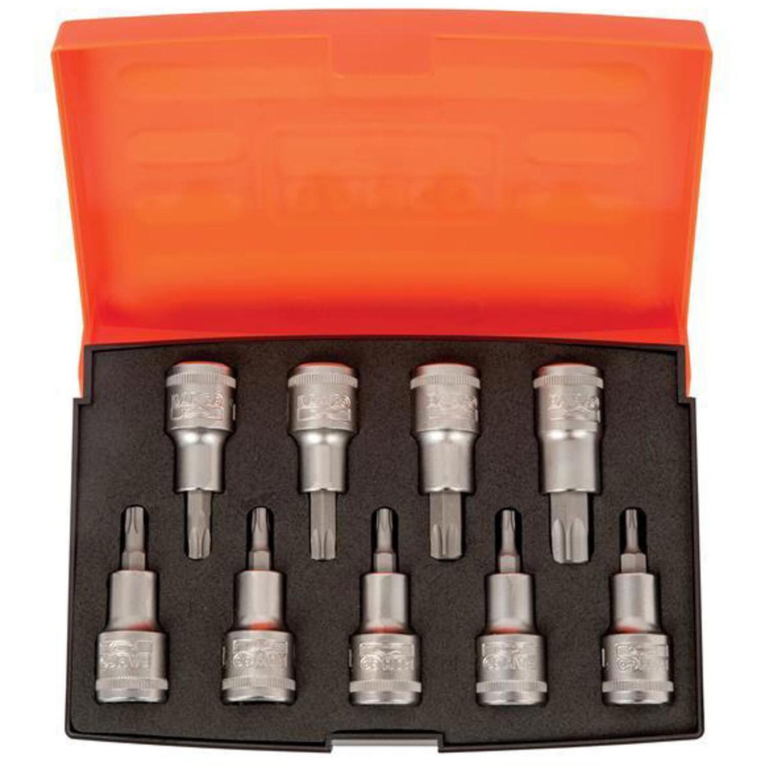 S9TORX 1/2in Drive Socket Set of 9 Metric | 9 piece TORX socket set | TX20 to TX60 sizes | 1/2in drive sockets | High-performance alloy steel - Image 13