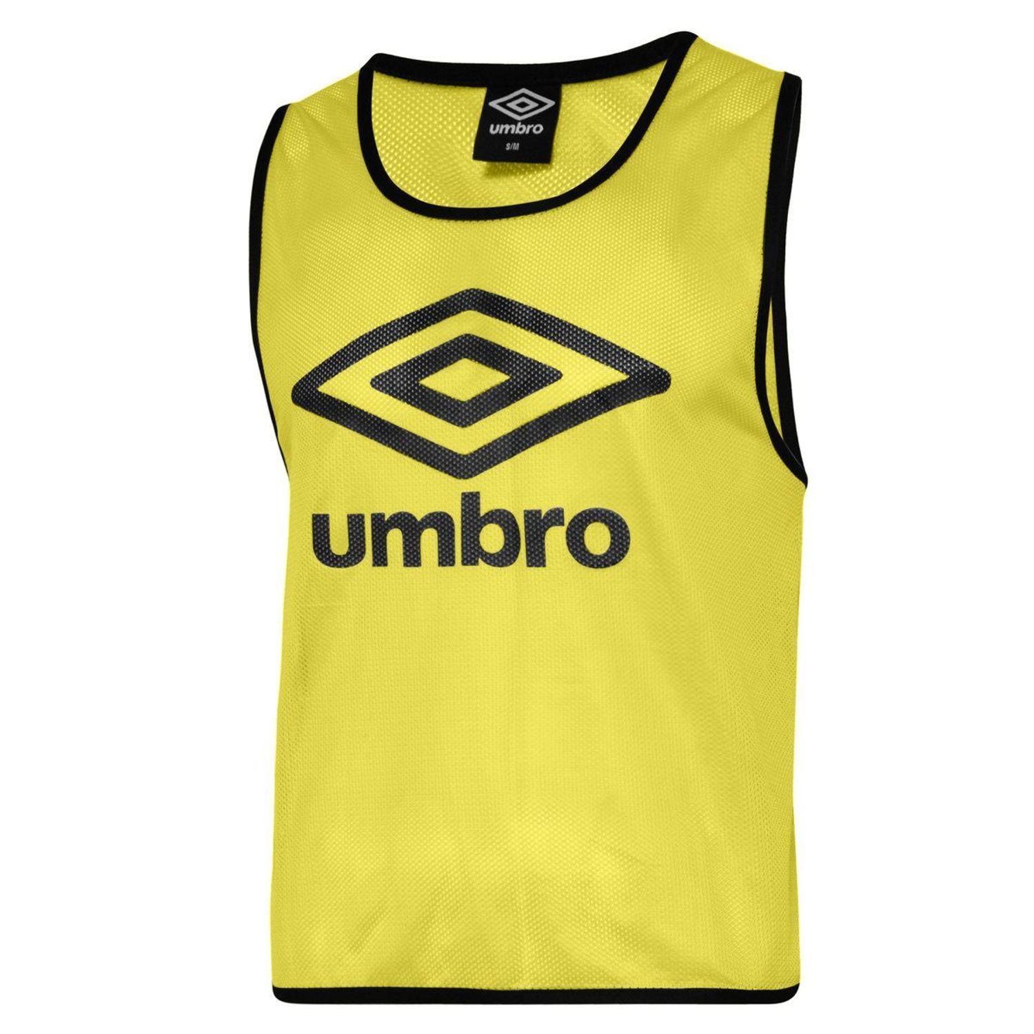 Umbro Unisex Adult Training Bib - Yellow/Black