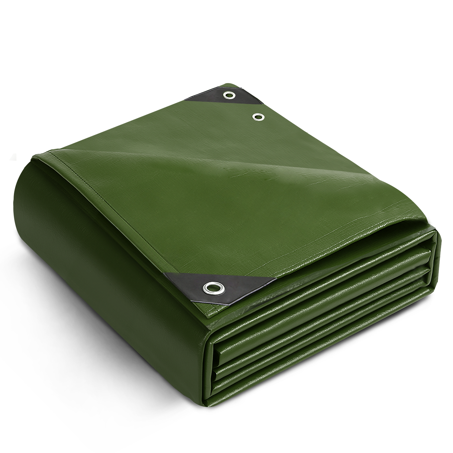 KEPLIN Green Tarpaulin 3x4m 90gsm, Heavy Duty Waterproof Tarp Sheet | 3x4m (300 x 400cm), 90gsm Green PE, Waterproof, Reinforced Edges, Metal Eyelets Every 50cm, Indoor & Outdoor - Image 2