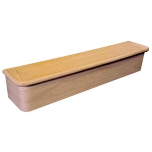 Cheshire Mouldings Stair Klad Oak Universal Bullnose (T) 200mm (W) 1200mm (L) 235mm