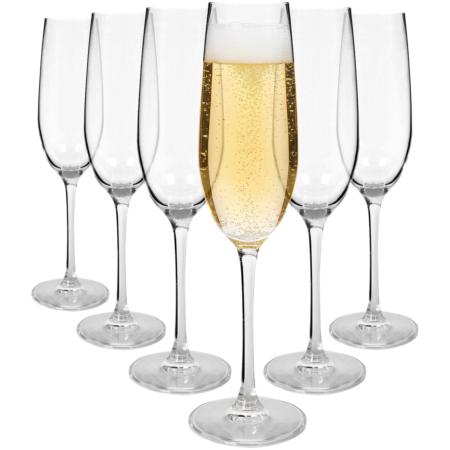 Image of Mayfair Crystal Champagne Flutes - 210ml&hellip;