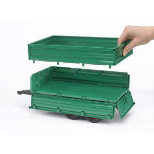 Bruder Tipping trailer with removable top Detailed Vehicle & Playset Model