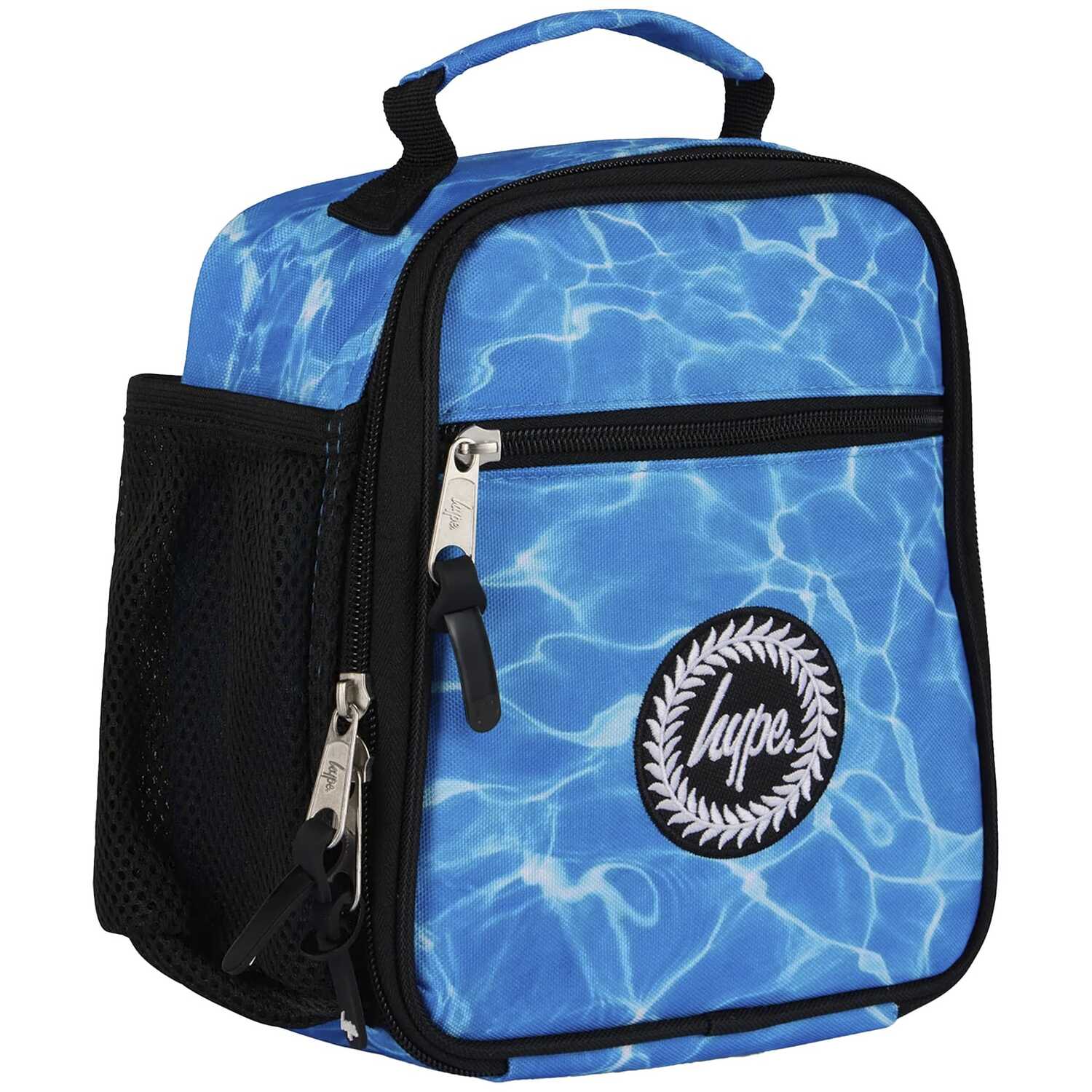 Kids Lunch Bag Blue Pool Print - Thermal Insulated School Lunch Box - Multi