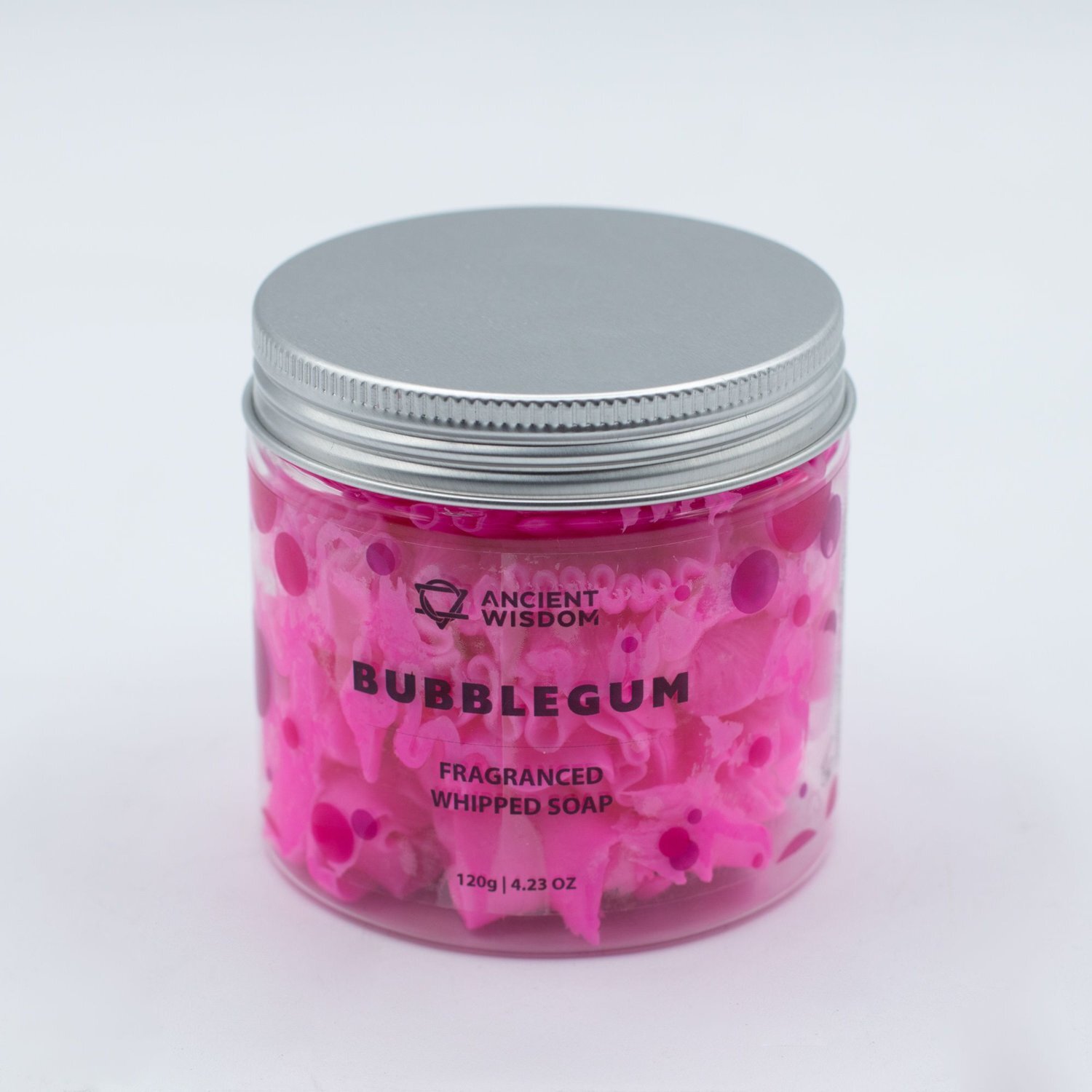 Kdmk Bubblegum Whipped Soap 120G Cloudy Pink Glycerin Soap - Dark Pink