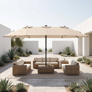 15ft Double Sided Outdoor Patio Umbrella