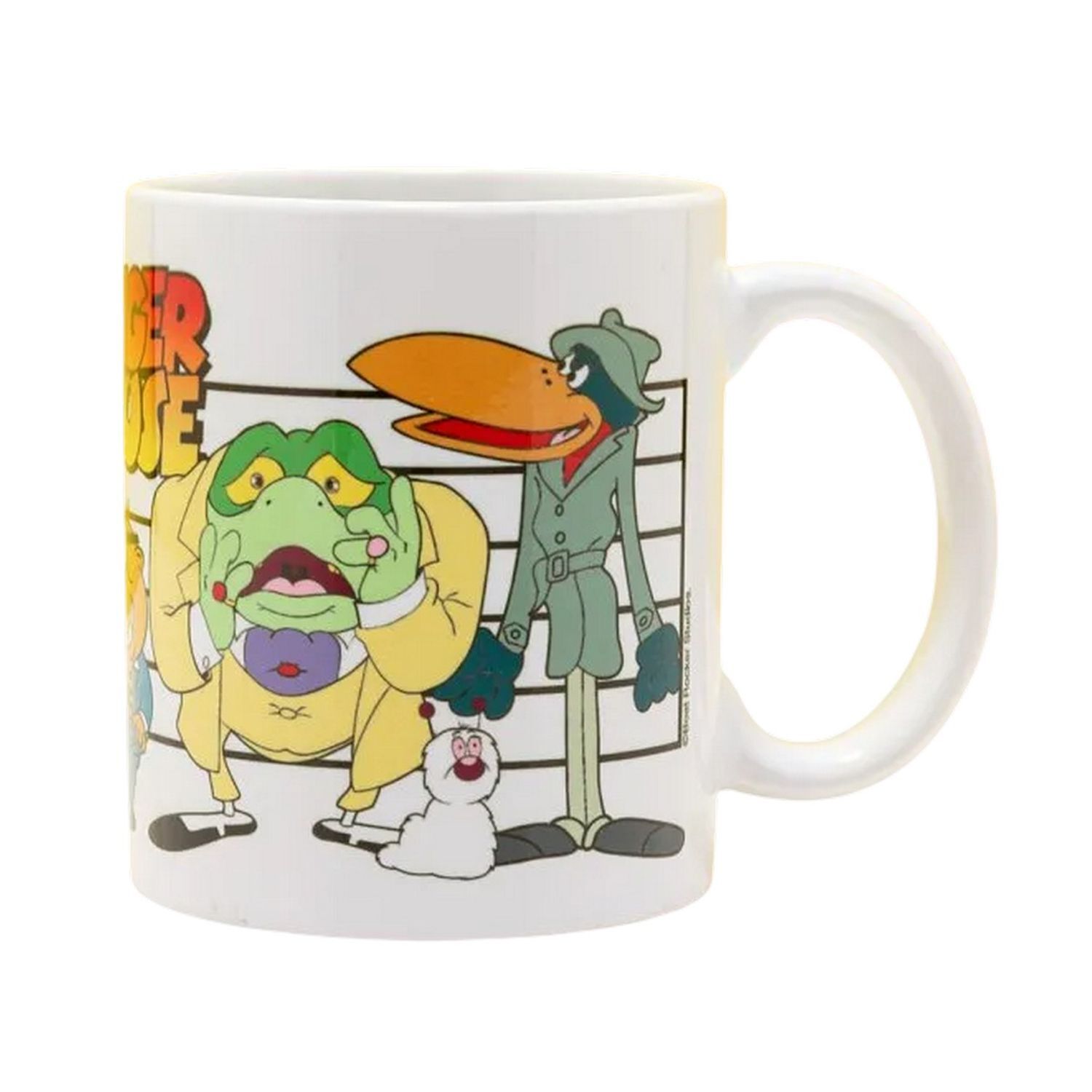 Danger Mouse Line Up Mug - White/Off White
