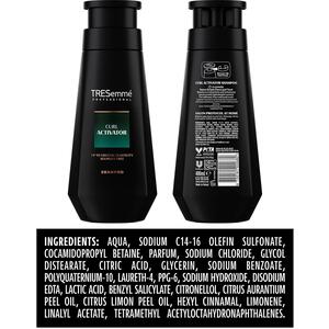 TRESemme Shampoo Curl Activator Frizz Control Curls Definition 400ml, 6 Pack