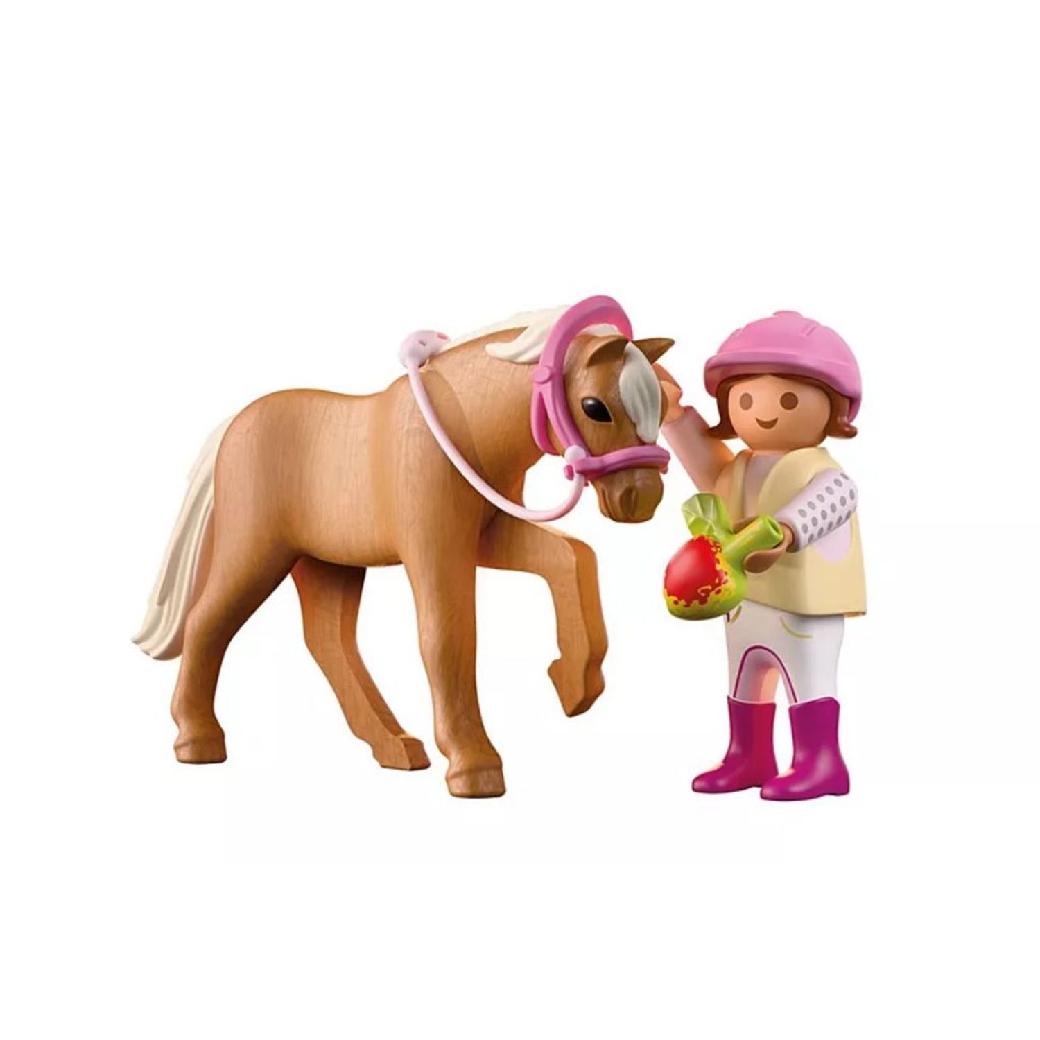 Girl with Pony - Pink